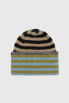 YANYAN KNITS 2025 Fall/Winter Collection - Brimless Knit Hat (YYK-YYW23-1553-PIN) - Two-tone Blue